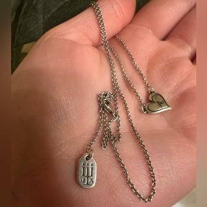 James Avery “A” Necklace